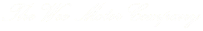 The Wee Motor Company The Wee Motor Company